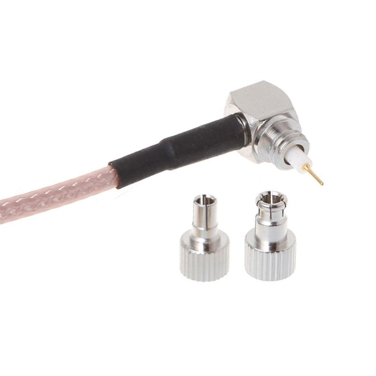 SMA Female to CRC9 / TS9 Double RF Coaxial Connector RG316 Adapter Cable, Length: 15cm SMA Female to CRC9 / TS9 Double RF Coaxial Connector RG316 Adapter Cable, Length: 15cm